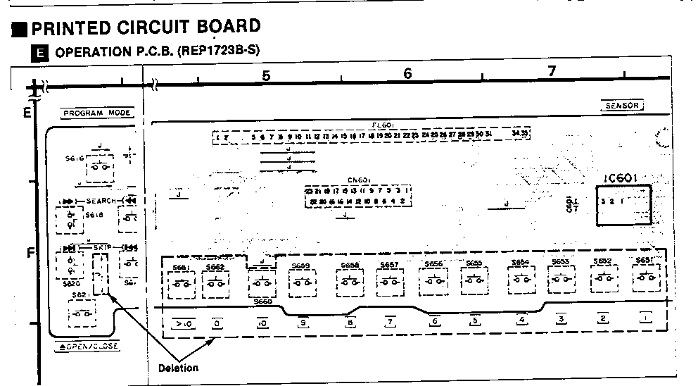 Panasonic SLPD665PP1 circuit board diagram