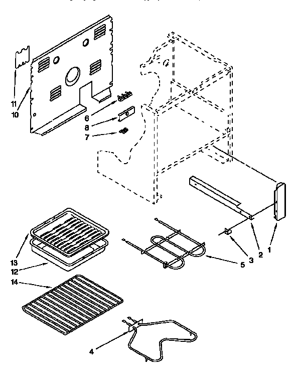 Whirlpool RF302BXDQO unit diagram