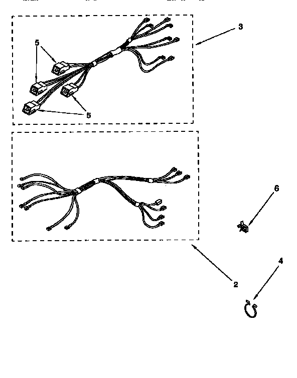 Whirlpool RF302BXDQO wiring harness diagram