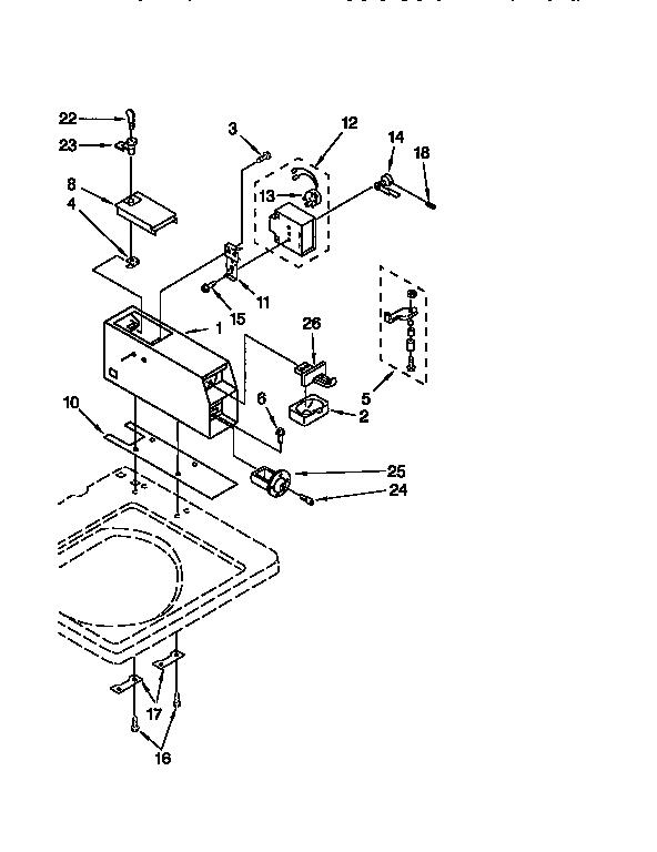 Kenmore 11082407840 meter case diagram
