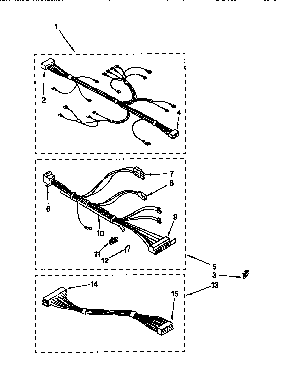 Kenmore 11082407840 wiring harness diagram