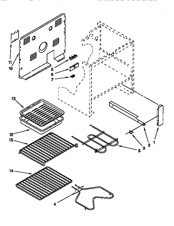 Whirlpool RF366BXDN1 unit parts diagram