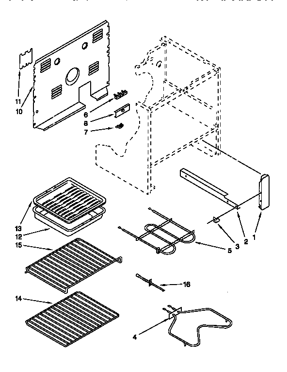 Whirlpool RF385PXDQ0 unit diagram