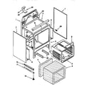 KitchenAid KERC507YAL3 oven chassis diagram