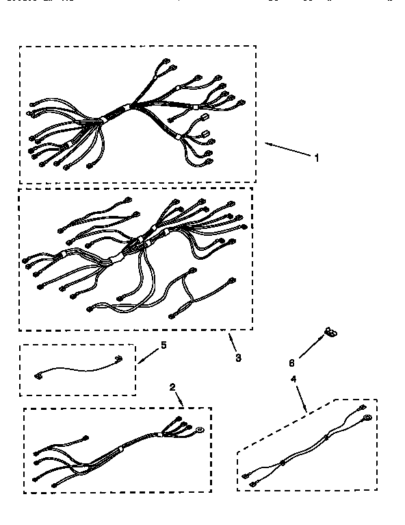 Whirlpool RF374PXDZ1 wiring harness diagram