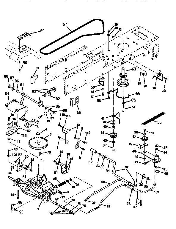 Craftsman 917252561 drive diagram