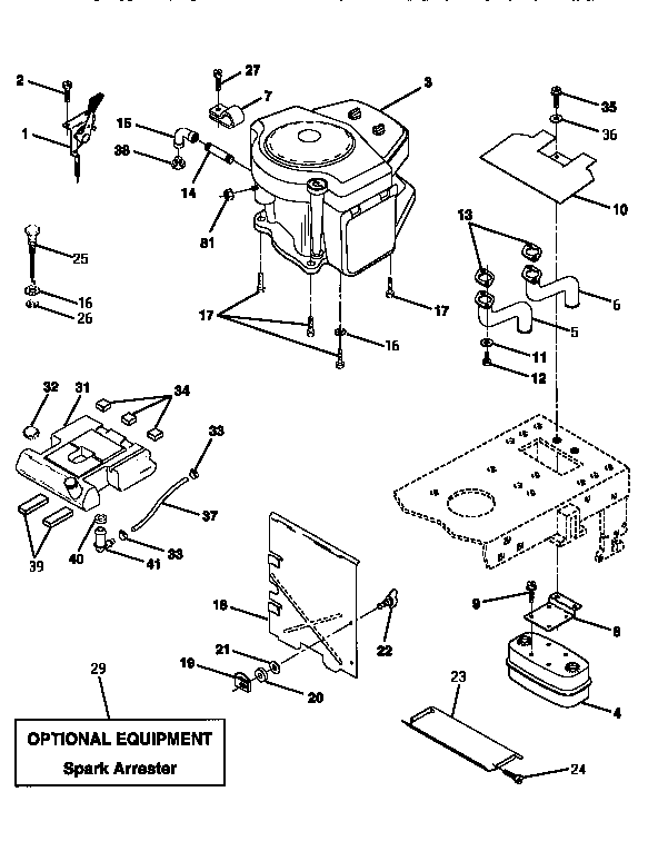 Craftsman 917252561 engine diagram