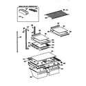 Kenmore 3639651688 shelf diagram