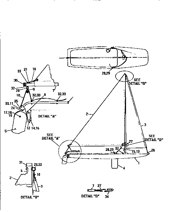 Snark SB150 main assembly diagram