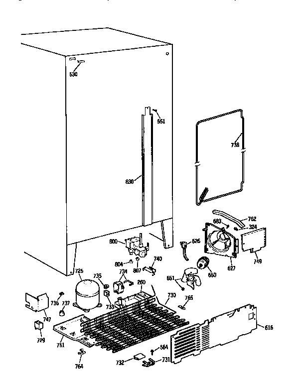 Kenmore 3639562670 unit diagram