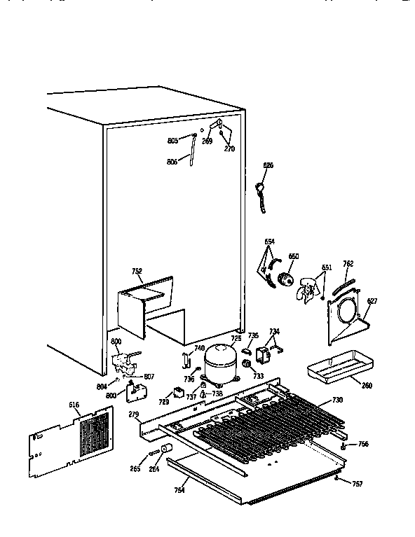 Kenmore 3639550920 unit diagram