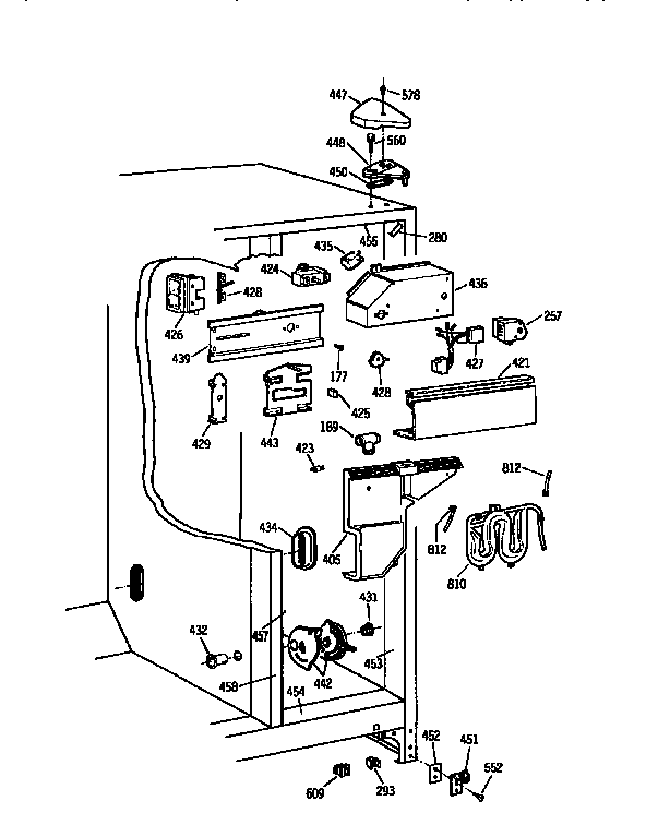 Kenmore 3639552750 fresh food section diagram
