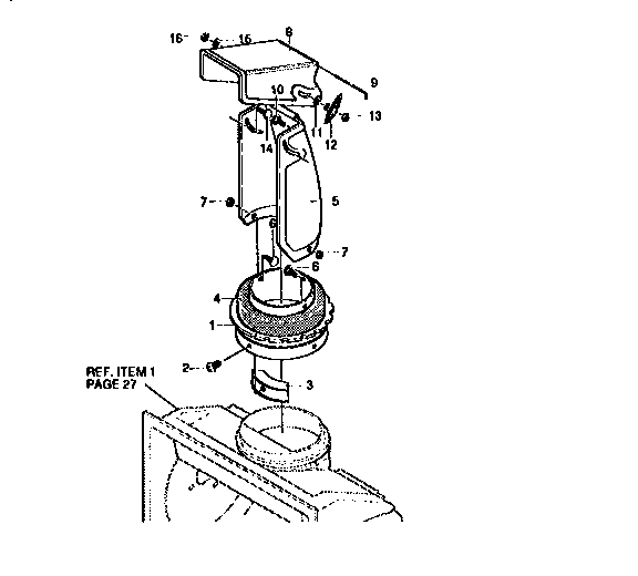 Craftsman 536884680 discharge chute diagram