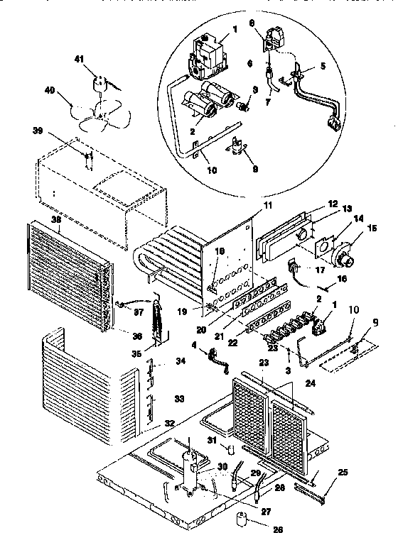 ICP NPGB048F2HA heat exchanger diagram