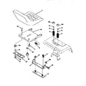Craftsman 917250541 seat assembly diagram