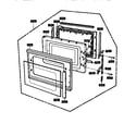Kenmore 72189972590 door diagram