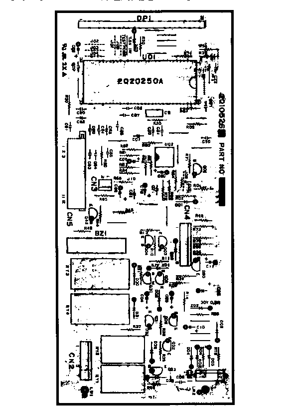 Kenmore 72189972590 circuit board diagram