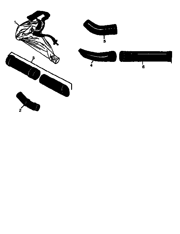 Craftsman 358797923 vacuum tube/blower asy diagram