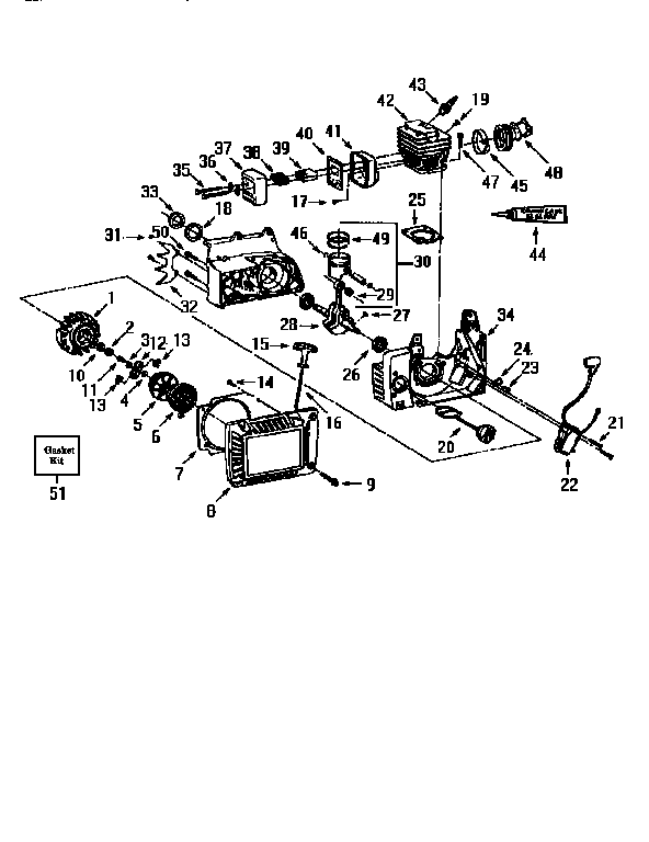 Craftsman 358354980 cylinder diagram