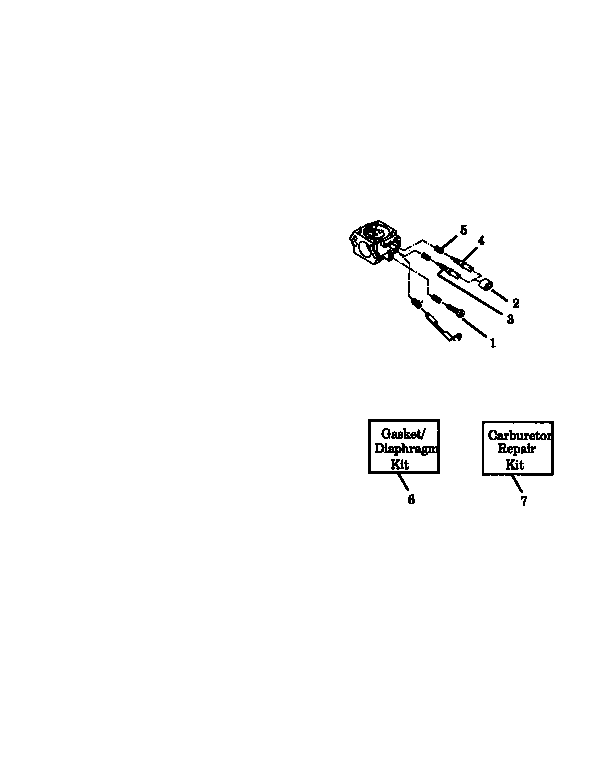 Craftsman 35494 carburetor assembly #530-035266-type ii diagram
