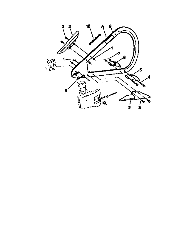 Craftsman 35494 bow guide assembly diagram