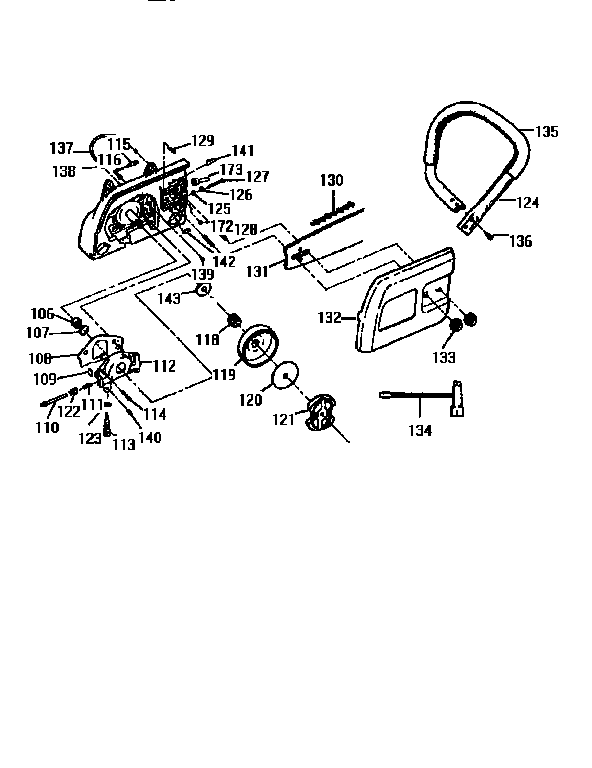 Craftsman 358351200 handlebar diagram
