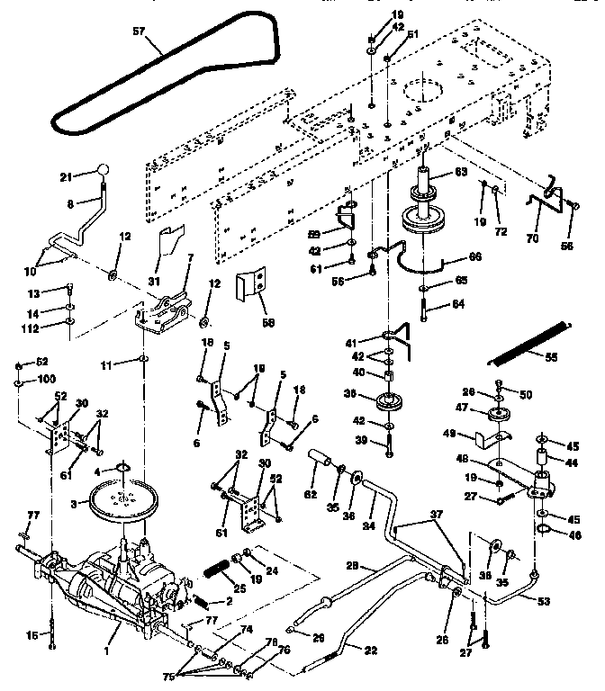 Craftsman 917252512 drive diagram