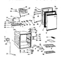 Kenmore 46195232 compact rerigerator diagram