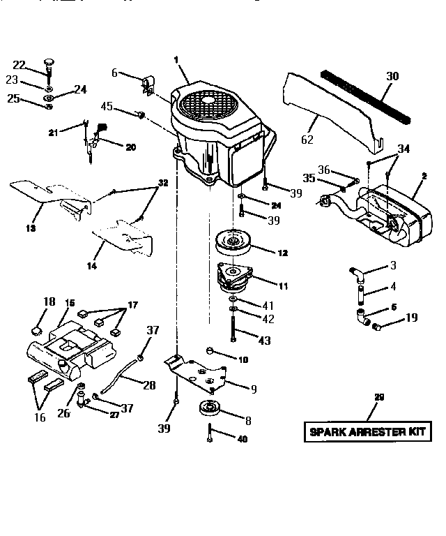 Craftsman 917250491 engine diagram
