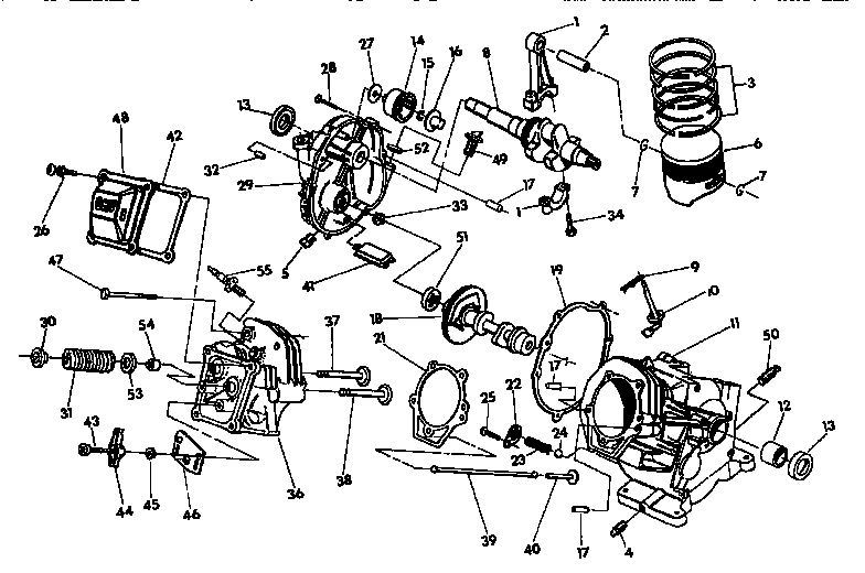 Craftsman 580327252 engine assembly diagram