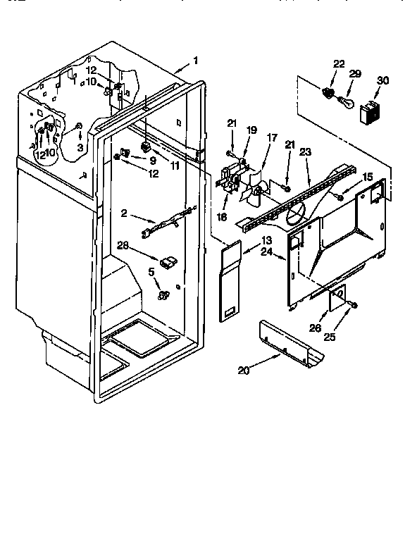KitchenAid KTRS22MAAL12 liner diagram