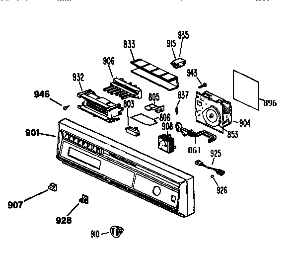 Kenmore 3631656991 escutcheon assembly diagram