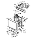 Kenmore 3631444597 escutcheon and door assy. diagram