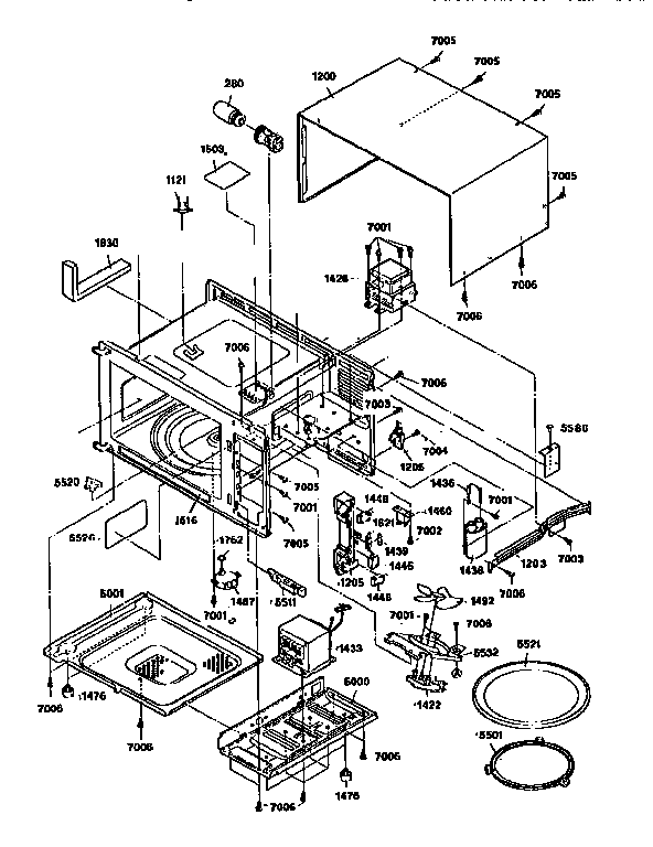 GE JE940WW01 oven and cabinet diagram
