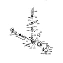 Kenmore 3631435197 motor pump mechanism diagram
