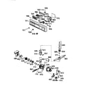 Kenmore 3631656990 escutcheon & motor pump diagram