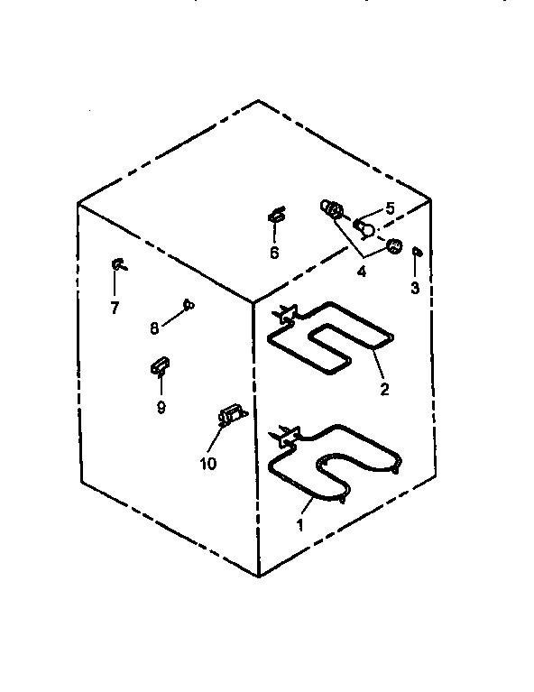 Amana ARH667WW electrical components diagram