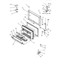 Amana TR22S4W-P1196202WW freezer door diagram