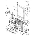 Amana TR22S4W-P1196202WW refrigerator door diagram