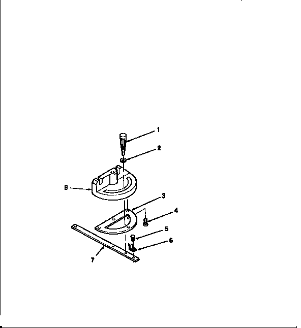Craftsman 113221740 miter gauge diagram
