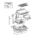 Kenmore 3639751581 shelf diagram