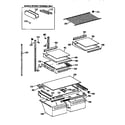 Kenmore 3639652781 shelf diagram