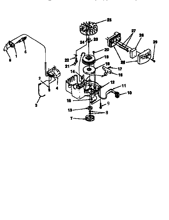 Homelite UT-18007 rotor diagram