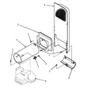 Amana AGM409W2 heater box assembly, original diagram