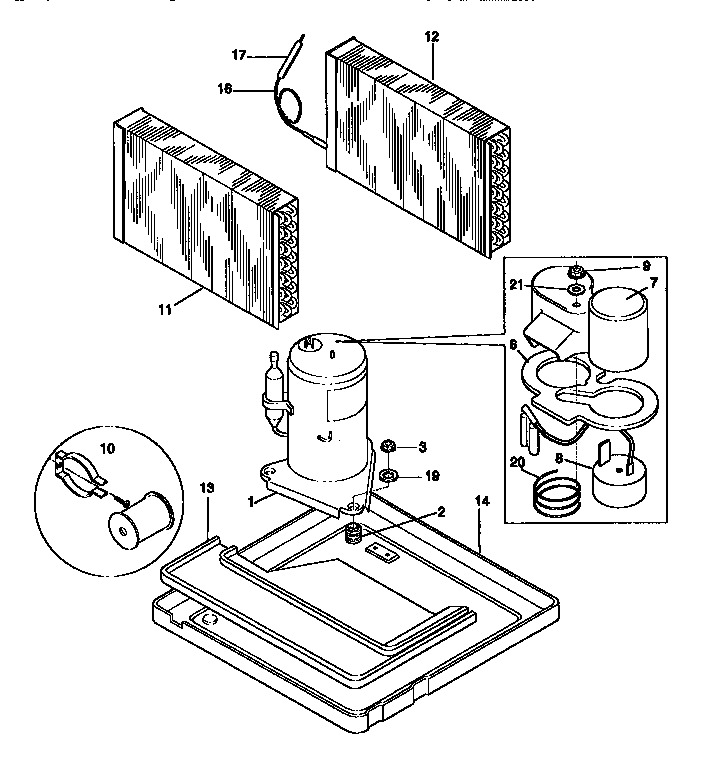 Kenmore 2539750835 compressor diagram