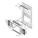 Kenmore 2539750835 window mounting kit diagram