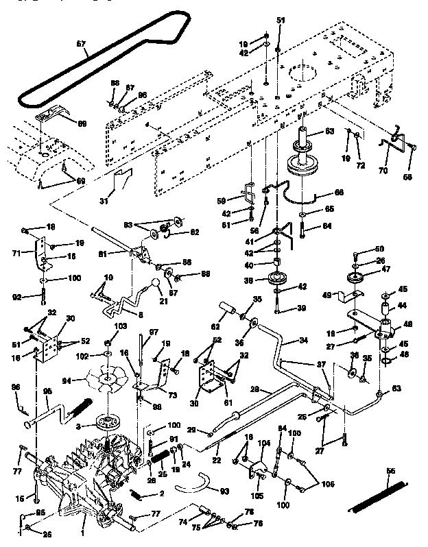 Craftsman 917252532 drive diagram