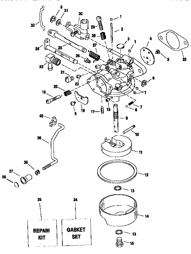 Craftsman 225582590 carburetor diagram
