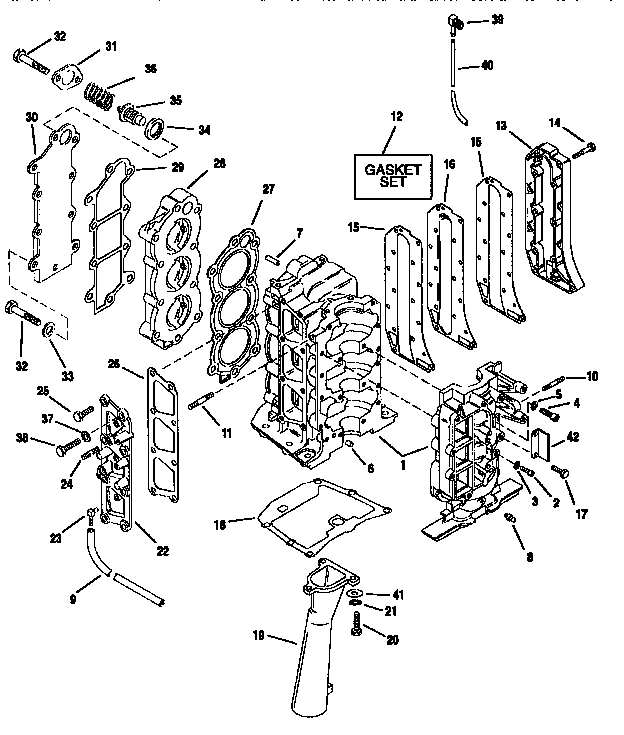 Craftsman 225582590 cylinder block diagram