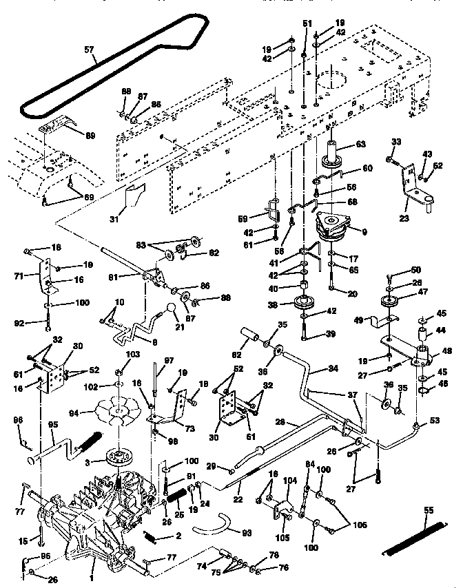 Craftsman 917252714 drive diagram